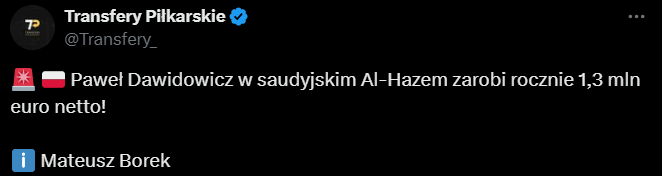 HIT! Oto PENSJA Pawła Dawidowicza w Arabii Saudyjskiej!